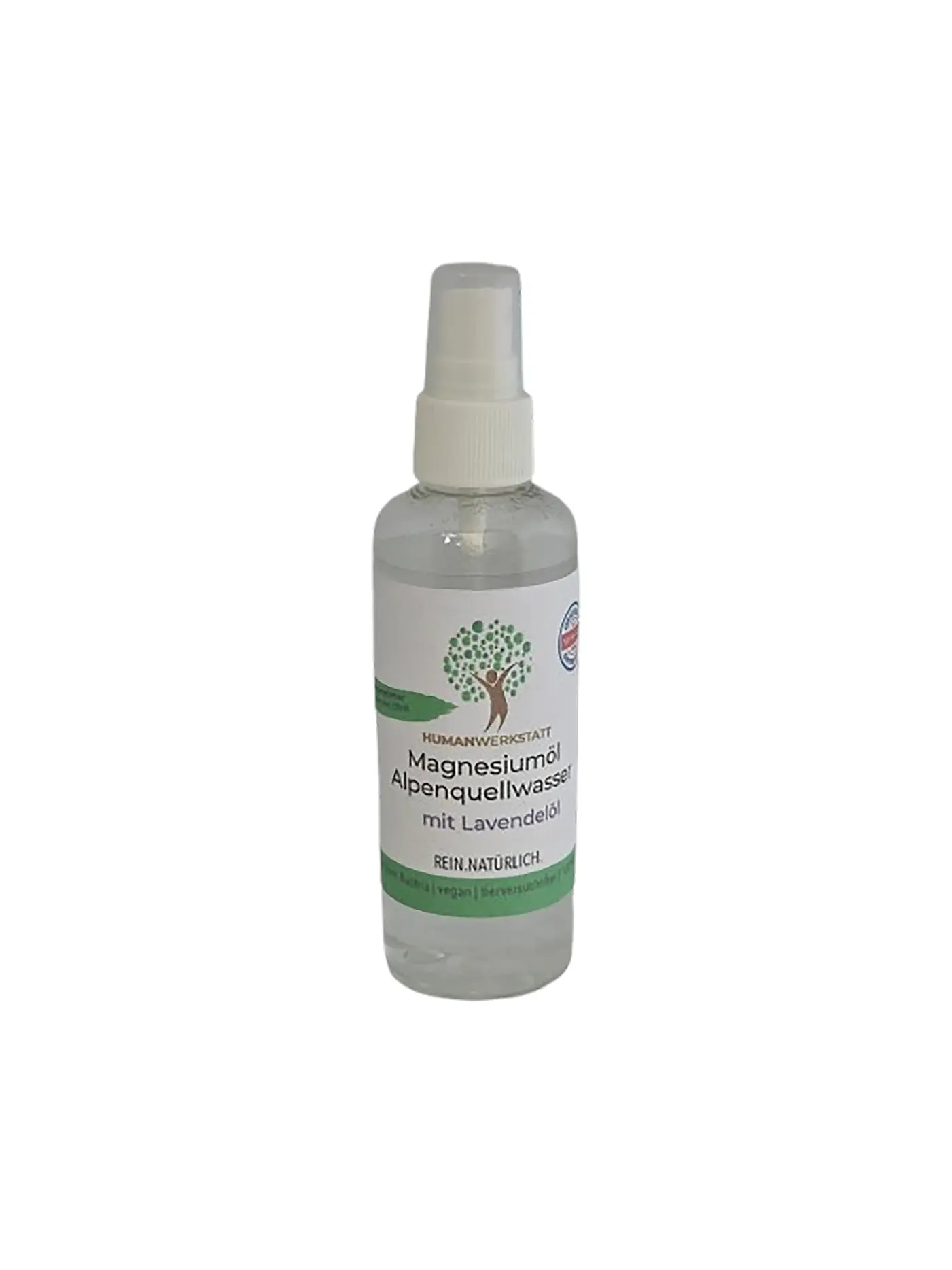HUMANWERKSTATT | Magnesium Öl mit Pfefferminze | keine Farbe